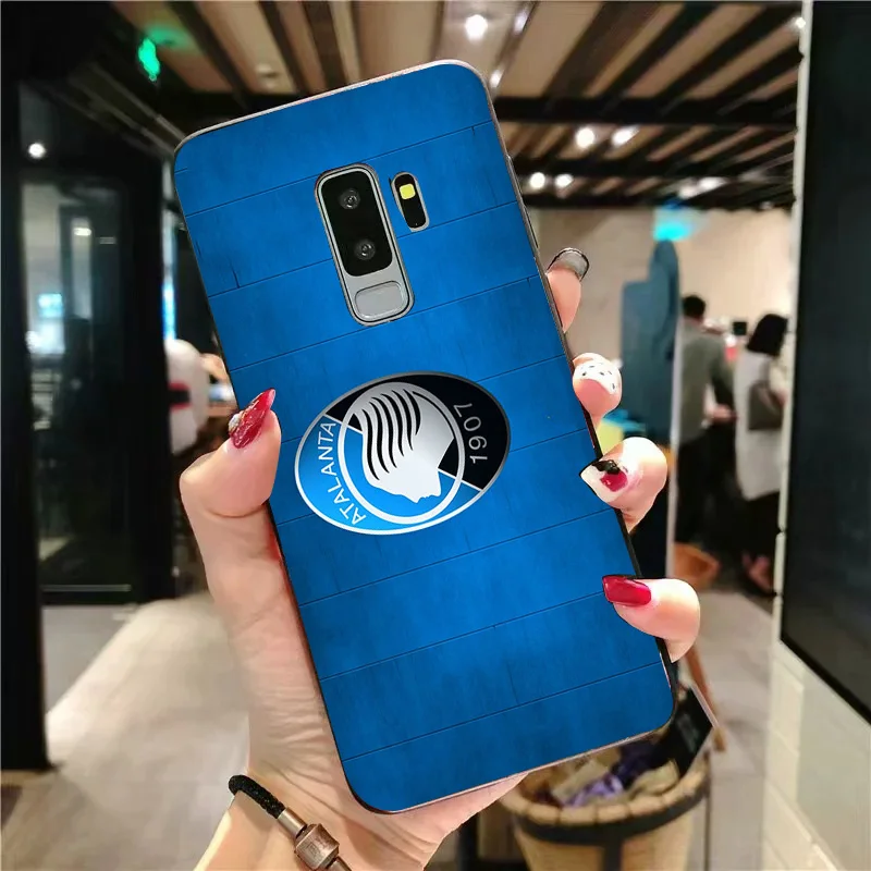 Чехол для телефона Zapata чехол Samsung Galaxy S10 S8 S9 Edge DIY черный мягкий TPU Atalanta FC A9 C10 C9 J7 Max