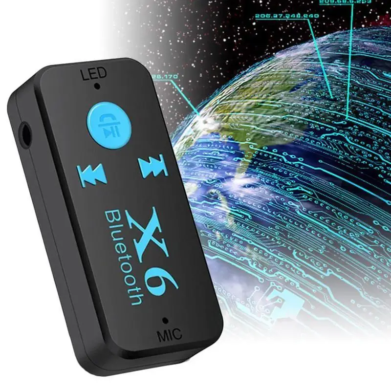 Aux 3 5 мм Автомобильный Bluetooth музыкальный приемник MP3 плеер звонки в режиме громкой
