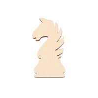 horse head shape mascot laser cut christmas decorations silhouette blank unpainted 25 pieces wooden shape 0396
