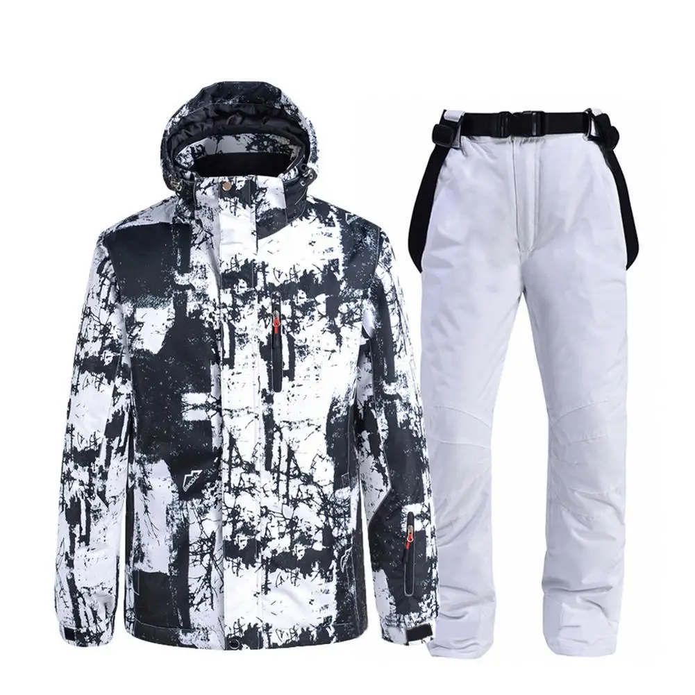 Зимний костюм для мужчин и женщин ветрозащитная Водонепроницаемая легкая теплая
