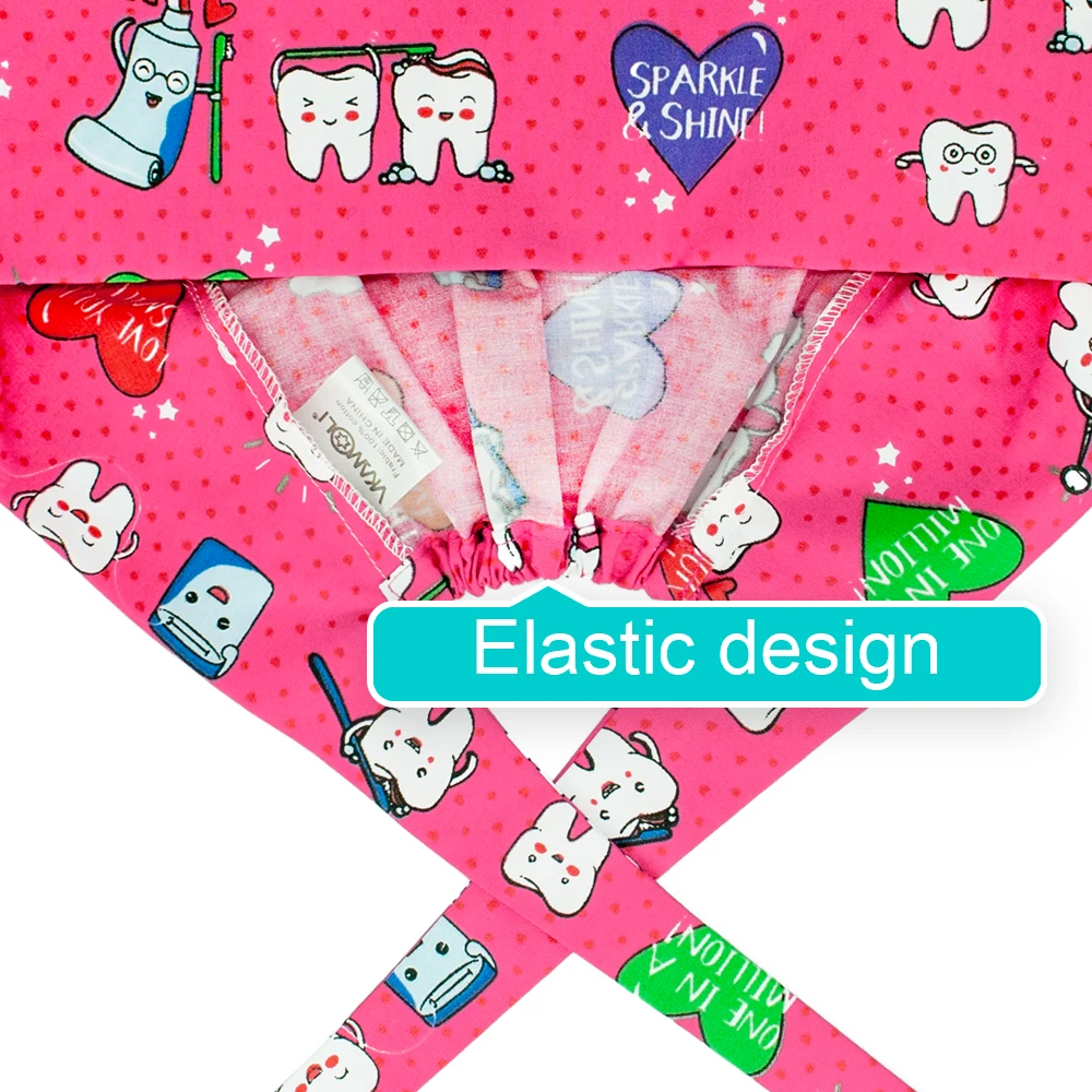 Хирургическая шапочка с эффектом потертости Головные уборы для мужчин и женщин