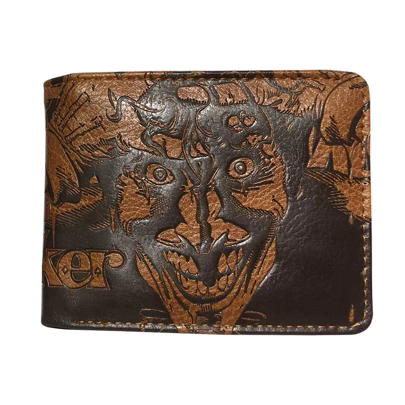 Мультяшный комикс Джокер кошельки для мужчин кредитница с кармашком мелочи