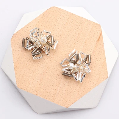 CHENGRUI F131, ювелирные аксессуары, diy бусины кулон, форма цветка, ручная работа, ювелирные изделия, diy серьги, изготовление ювелирных изделий, 6 шт./партия - Цвет: F13101