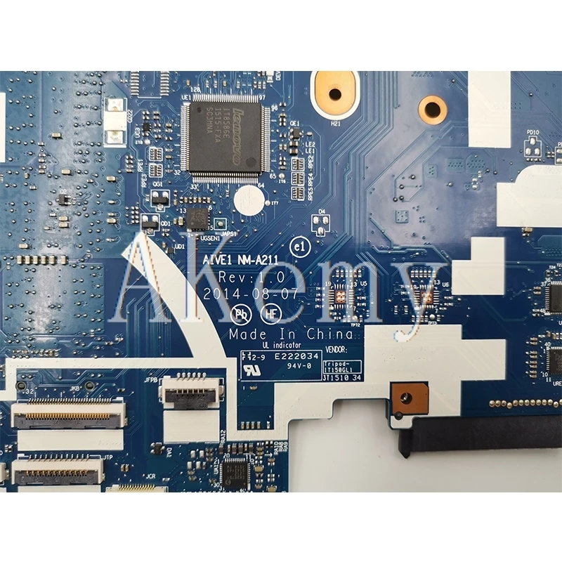 

Akemy NM-A211 Motherboard For Lenovo Thinkpad E450 E450C CE450 NM-A211 Laotop Mainboard with R5 M240 GPU i5-5200U CPU