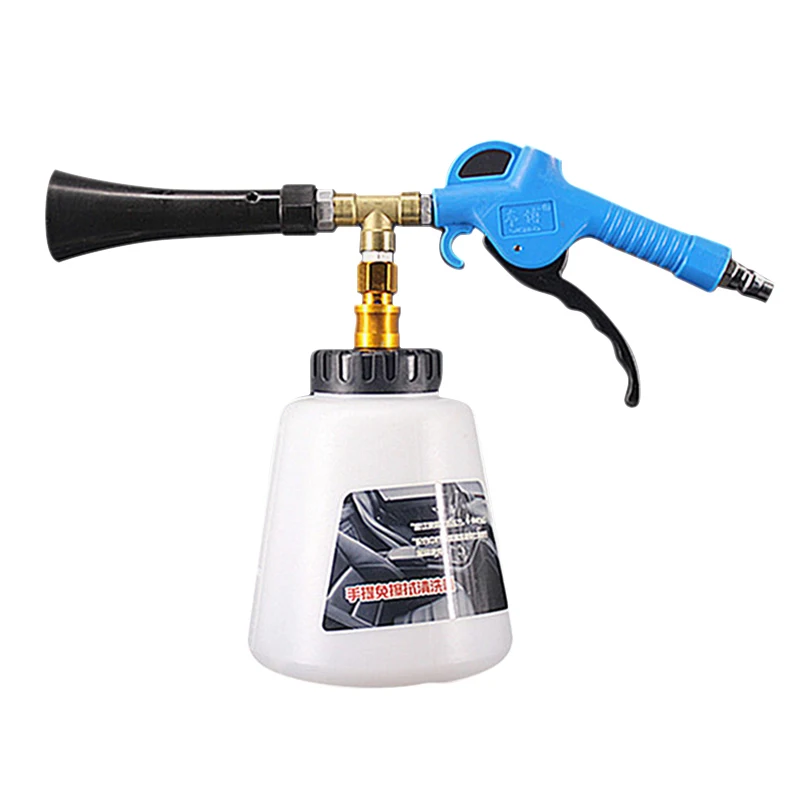 Car Interior Cleaning Gun Pneumatic Blow Gun Portable Air Pulse High Pressure Cleaning Gun Surface Interior Car Washer Cleaner