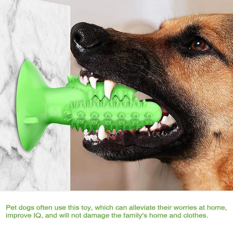 

Dog Toothbrush toy Dog Molar Toothbrush Stick Leakage Eater Bite-resistant Toys for Large Medium and Small Pet Dogs