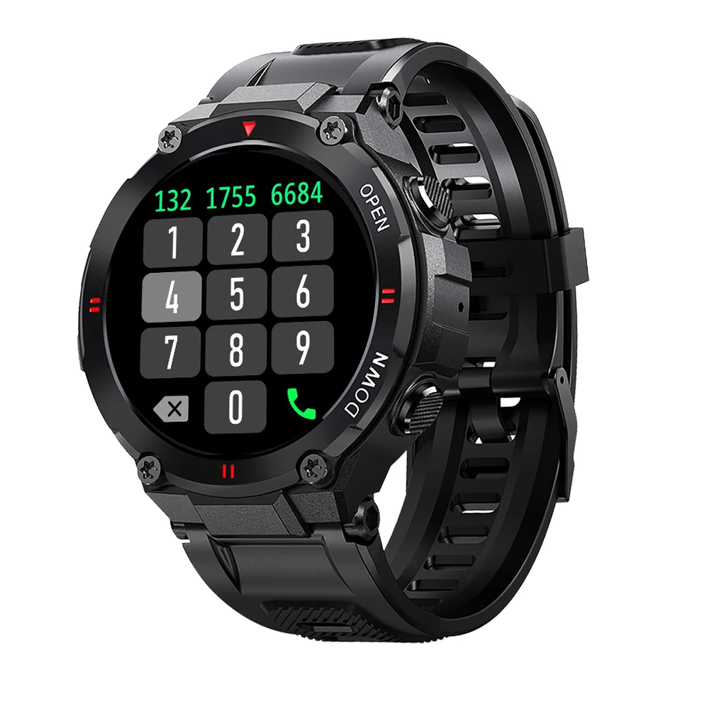 [Wireless Call] BlitzWolf BW-AT2C Smart Watch 400mAh Heart Rate Monitor Blood Pressure Oxygen Measure Wristband for Men Women |