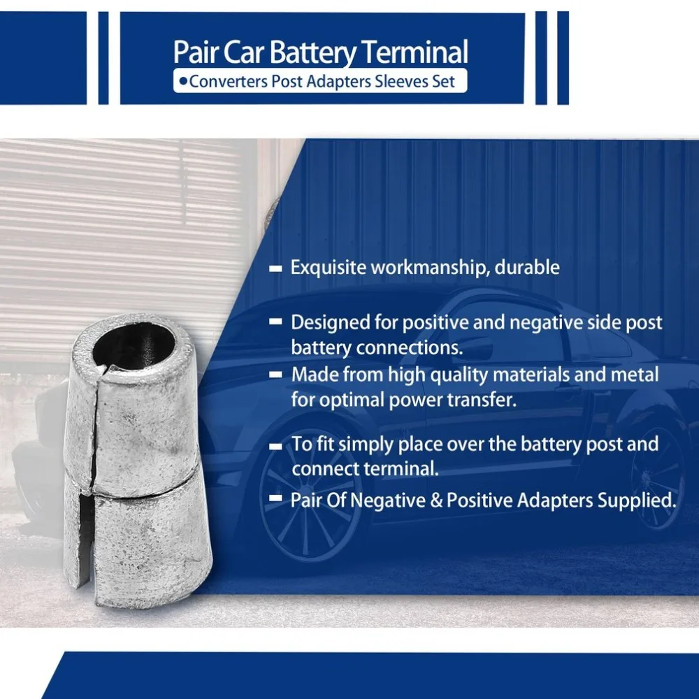 Горячая Пара автомобильные клеммные конвертеры для аккумуляторов почтовые