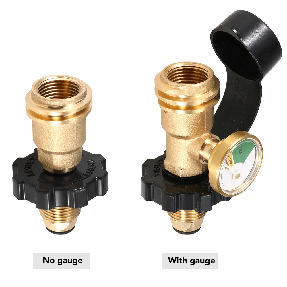 Переходник для пропана Твердый латунный регулятор безопасности POL