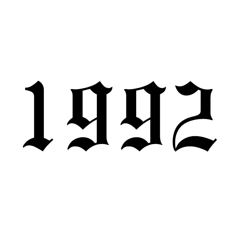 1992 Кольца для мужчин и женщин из нержавеющей стали с номером года на заказ, розовое золото, серебро, открытое мужское женское кольцо, модное обручальное свадебное ювелирное изделие - Цвет основного камня: 1992