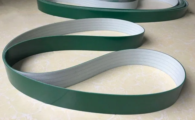 

(Customized Conveyor Belt) Perimeter:800-1250mm Width:50mm Thickness:3mm PVC Green Transmission Conveyor Belt