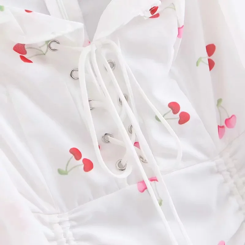 Женское повседневное короткое платье трапециевидной формы с v-образным вырезом