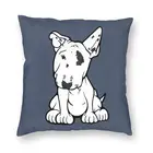 Английский бультерьер нашивка для глаз нашивка для дивана собаки Современная наволочка для подушки наволочка с изображением автомобиля