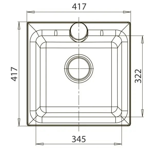 Мойка из искуственного камня GRANFEST Practic P-420 сал зеленый