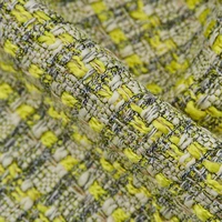 bright yellow weaving tweed fabric for coat telas por metro tissus au m%c3%a8tre %d1%82%d0%ba%d0%b0%d0%bd%d1%8c %d0%b4%d0%bb%d1%8f %d1%88%d0%b8%d1%82%d1%8c%d1%8f sewing by the yard tecido africa diy