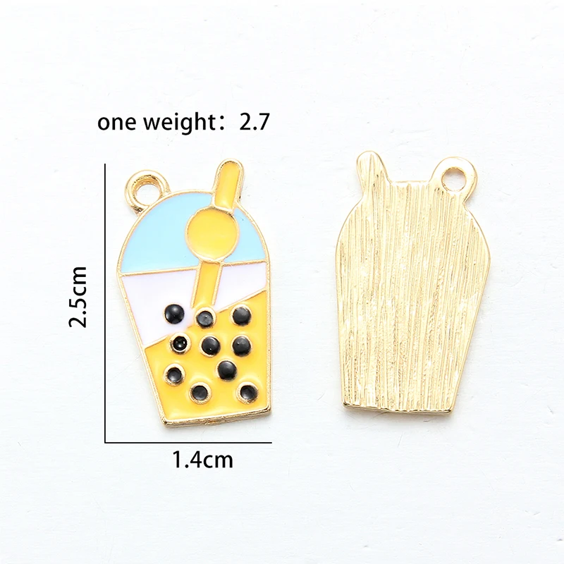 

10pcs/lot Lovely Sweet Pink/White/Black Alloy Enamel Bow Charm Pendant For Women Girls DIY Jewelry Findings Earrings Making