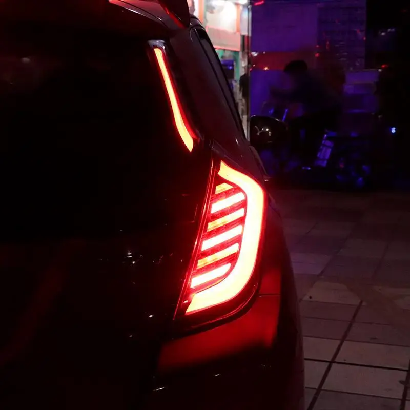 Аксессуары для наружных автомобилей Светодиодные Автомобильные Боковые поворотные сигнальные лампы Drl Автомобильные фары передние противотуманные задние фары 14 для Honda Fit
