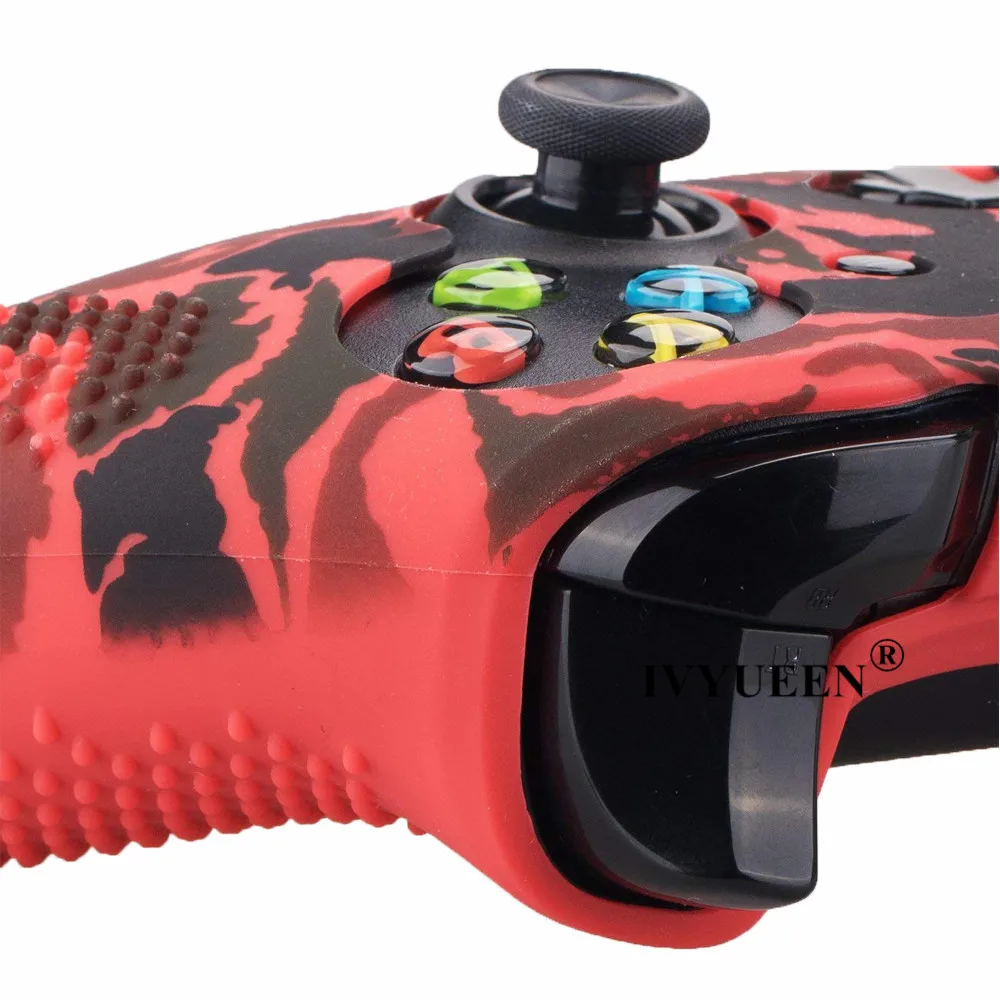 IVYUEEN 17 Цвета силиконовый чехол для Microsoft Xbox One X S тонкий контроллер Защитный кожи с