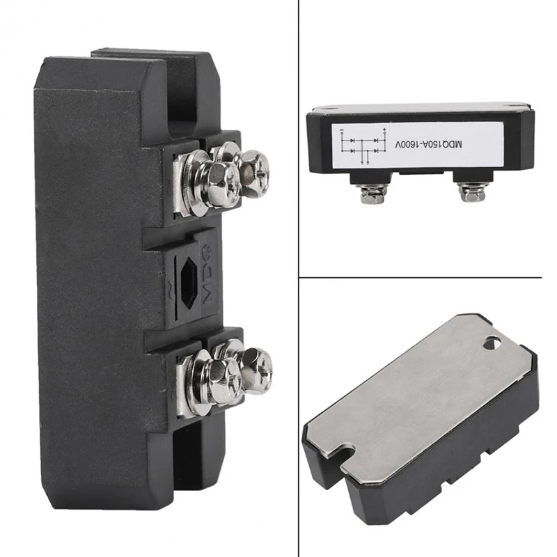 1Pc MDQ 150A-1600V Black Single-Phase Diode Bridge Rectifier 150A Amp High Power 1600V | Инструменты