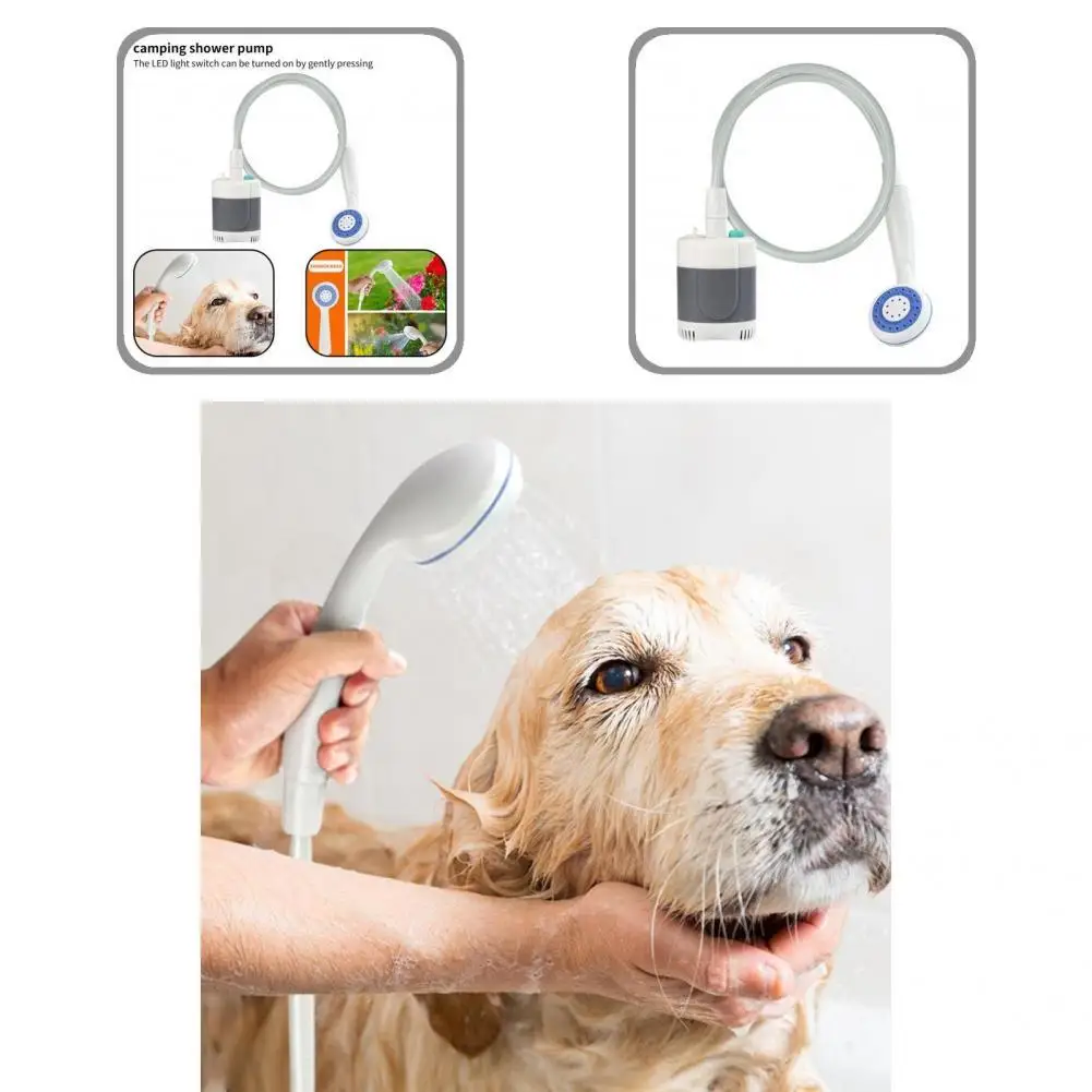 

Outdoor Shower Set Durable USB Shower Set ABS Portable Size Multipurpose High Strength Portable Shower Set