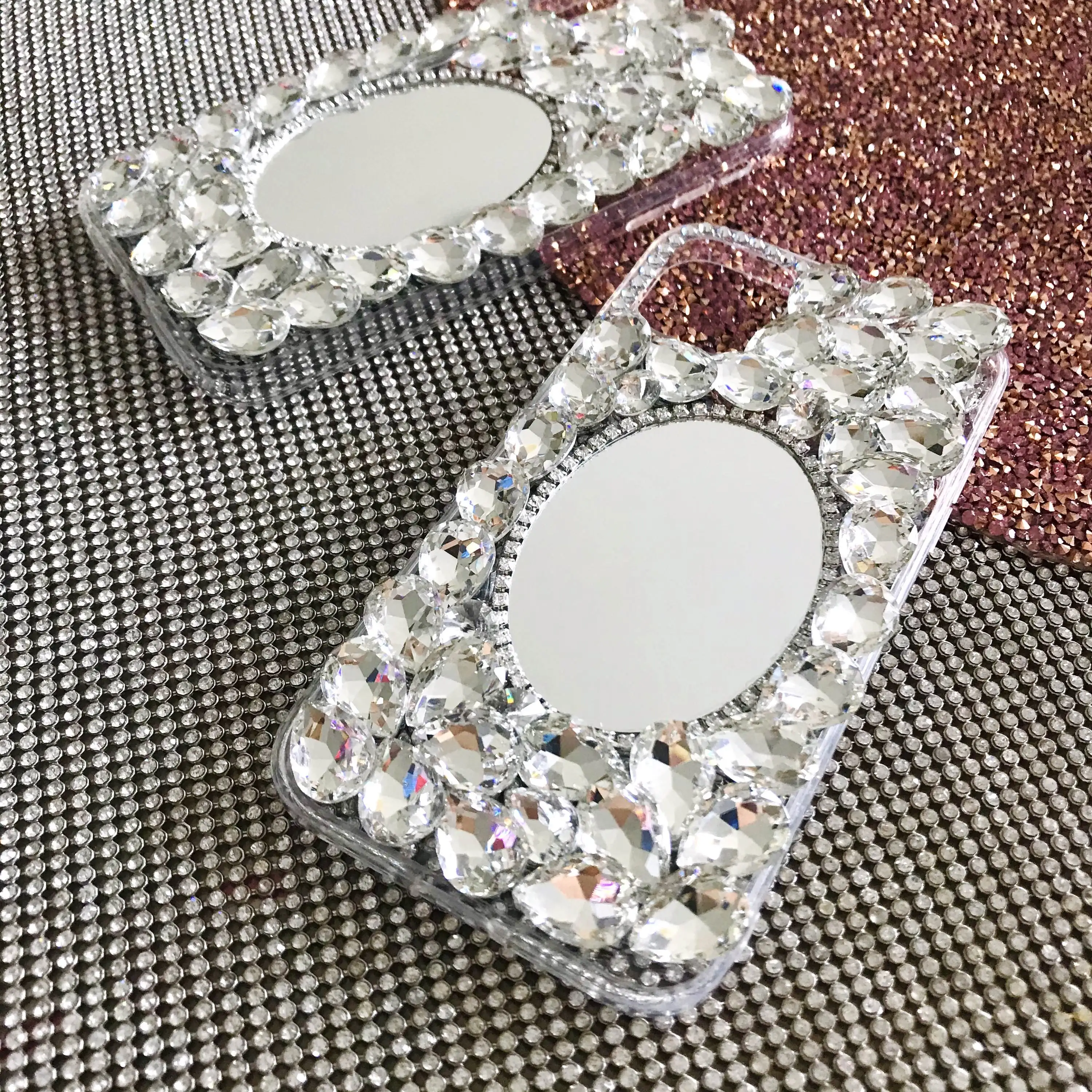 Чехол Jellew для iPhone 12 блестящий чехол со стразами прозрачный ручной работы 15 Pro Max