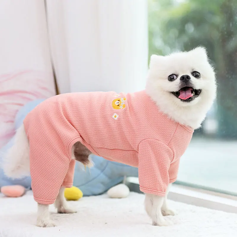 

Dog Clothes Pajamas Jumpsuit Winter Pet Clothes Puppy Fleece Legs Warm Dog Clothing Outfit Small Dog Costume Apparel Ropa Perro