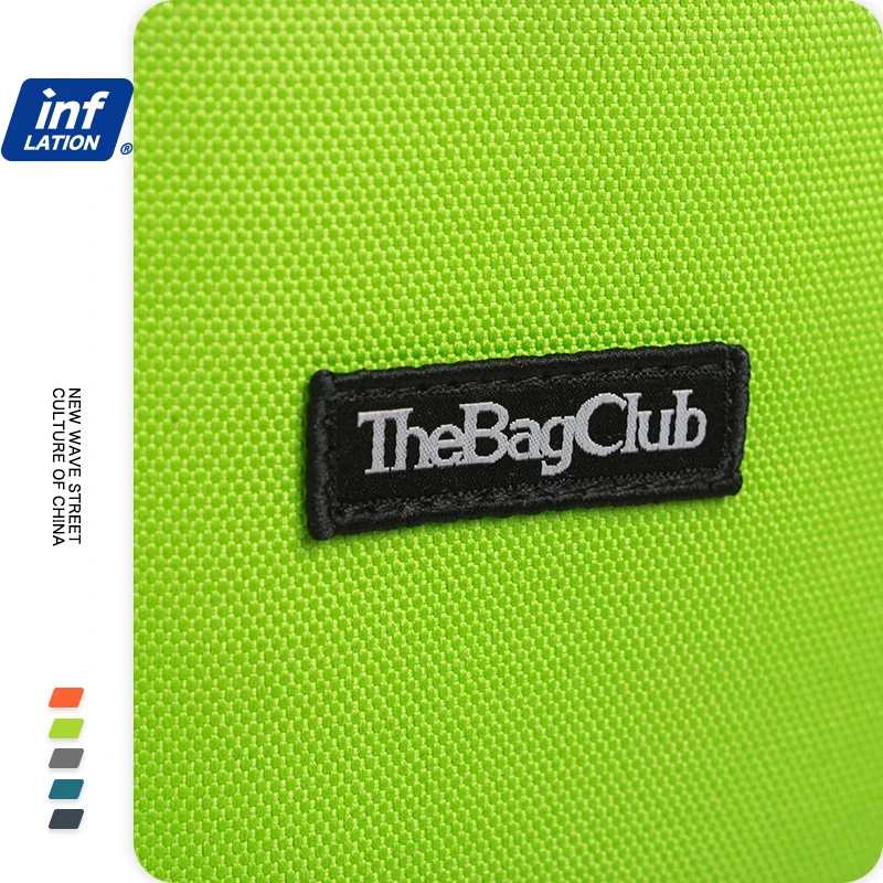 

INFLATION Men Canvas Handbags 2020 Fashion Street Style Large Capacity Shopping Bag Male Women Shoulder Bag Tote Bag 345AI2020