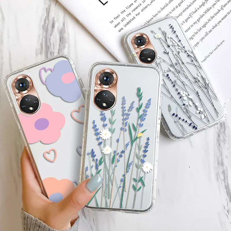 

Capa for Honor 50 Case Shockproof Case Honor 10i 8A 9X 8X 9A 9C 8S 10 20 Pro Funda for Huawei P30 P40 Lite P20 Flower Cover TPU