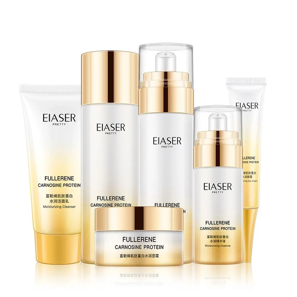 

Skin care sets Carnosine Protein Face Skin Care Set Repairing Anti-aging Anti-wrinkle Moisturizing Whitening Face Tonic Cream