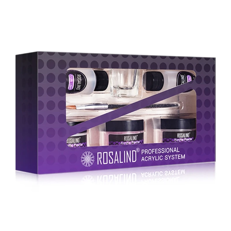 

Acrylic Powder System Set for Nail Extension Carving Kit Manicure Tools 28TA