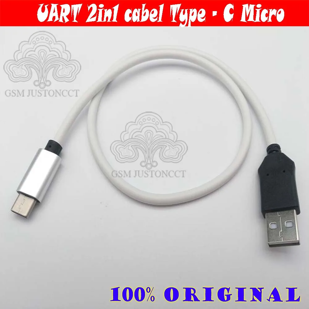 Новейший UART 2 в 1 кабель Type - C Micro для eft dongle octoplus frp chimera tools | Мобильные телефоны и