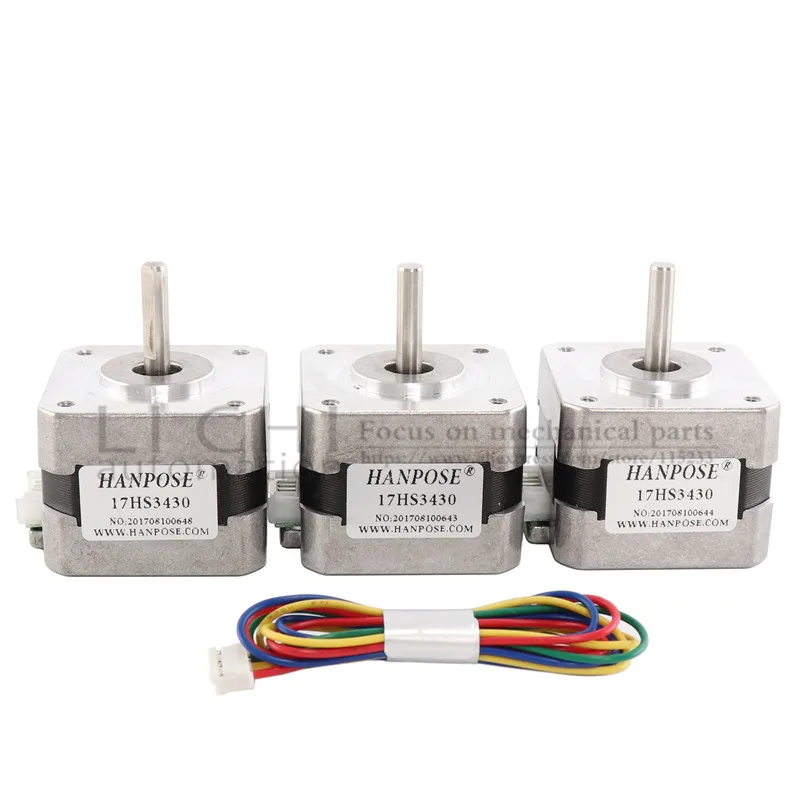 

10PCS Nema17 17HS3430 for Titan extruder 4-lead Nema 17 34mm 42 Motor For 3D Printer Parts