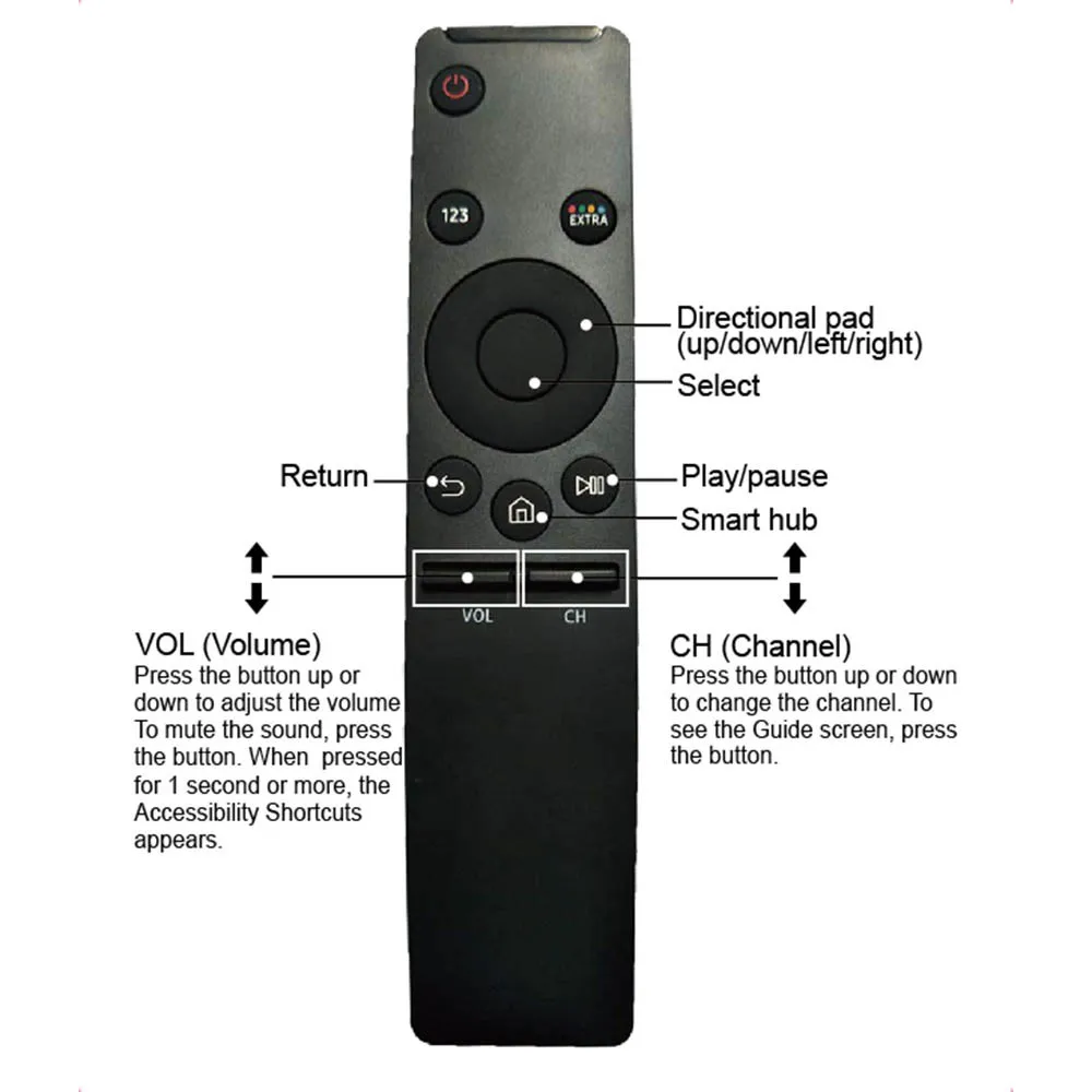 Remote Control Replacement for Samsung Smart Tv BN59-01259E TM1640 BN59-01259B BN59-01260A BN59-01265A BN59-01266A BN59-01241A |