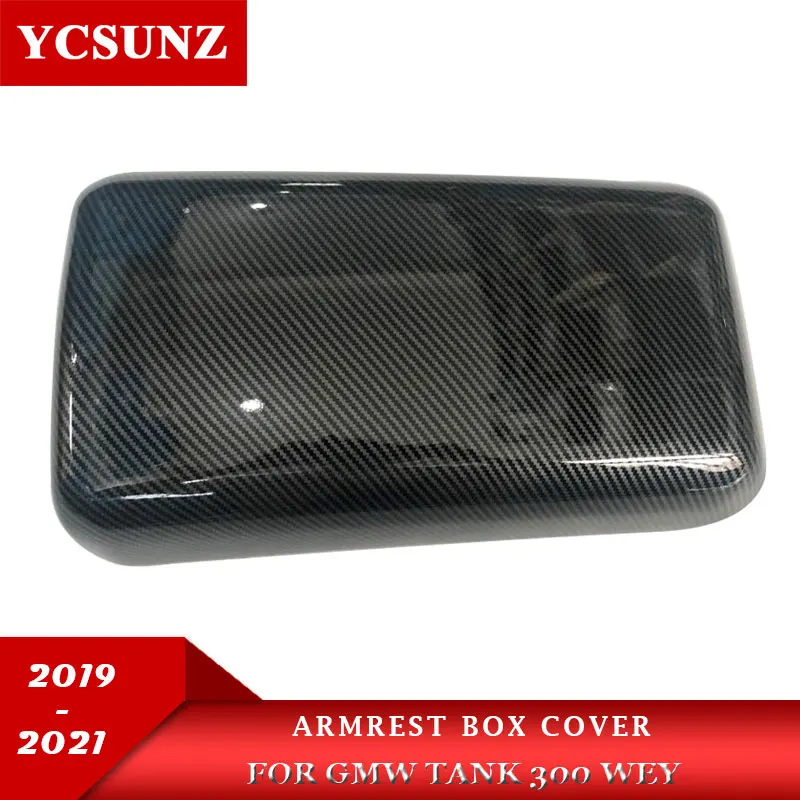 

ABS крышка коробки подлокотника для GMW Tank 300 2019 2020 2021 Great Wall Tank WEY аксессуары для интерьера подлокотник коробка крышка YCSUNZ