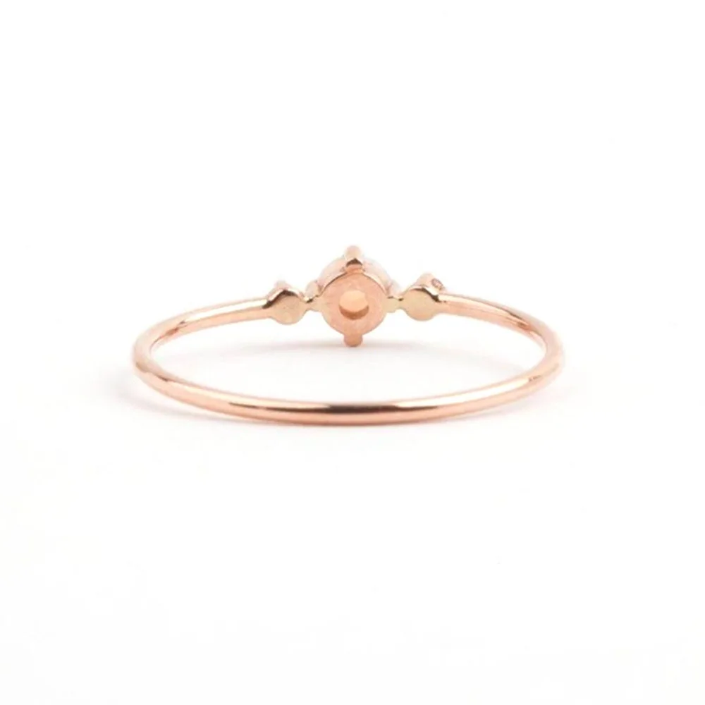 Горячая Распродажа! маленькие круглые опаловые Стразы женские кольца из