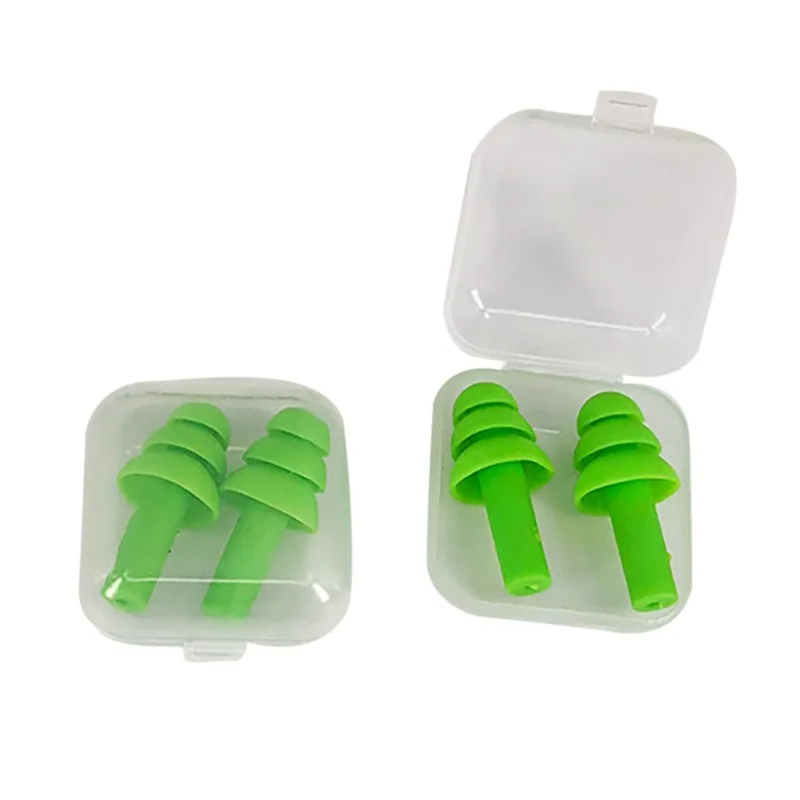 Силиконовые многоразовые мягкие беруши удобные водонепроницаемые