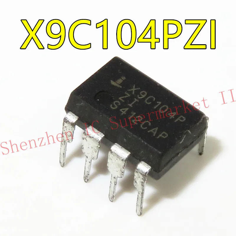Потенциометр X9C104P X9C104PIZ X9C104 X9C104PZI с цифровым управлением IC чайник (XDCP) |