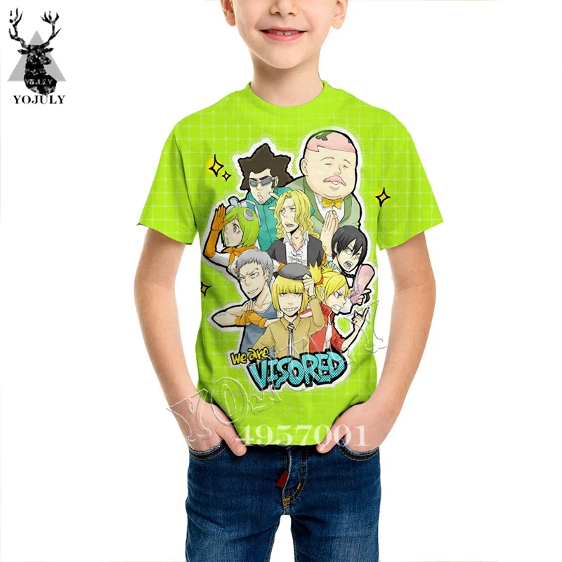 Детская забавная Повседневная Уличная одежда в стиле хип-хоп с короткими