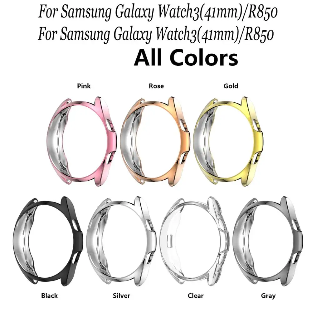 Защитный чехол из ТПУ для Samsung Galaxy Watch 3 41 мм чехлы с SM-R850 покрытием 45 SM-R840 | Наручные