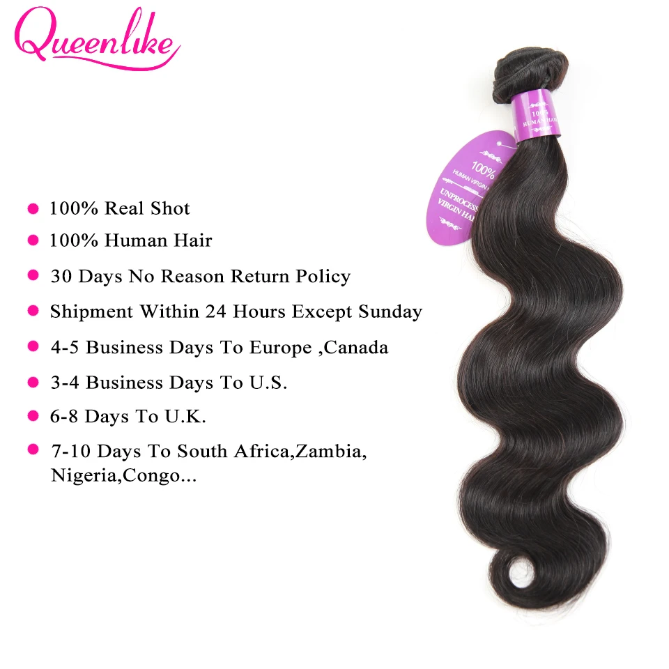 Queenlike Продукты для волос 3 4 пучка натуральные кудрявые пучки волос remy волосы для наращивания перуанские объемные волнистые пряди