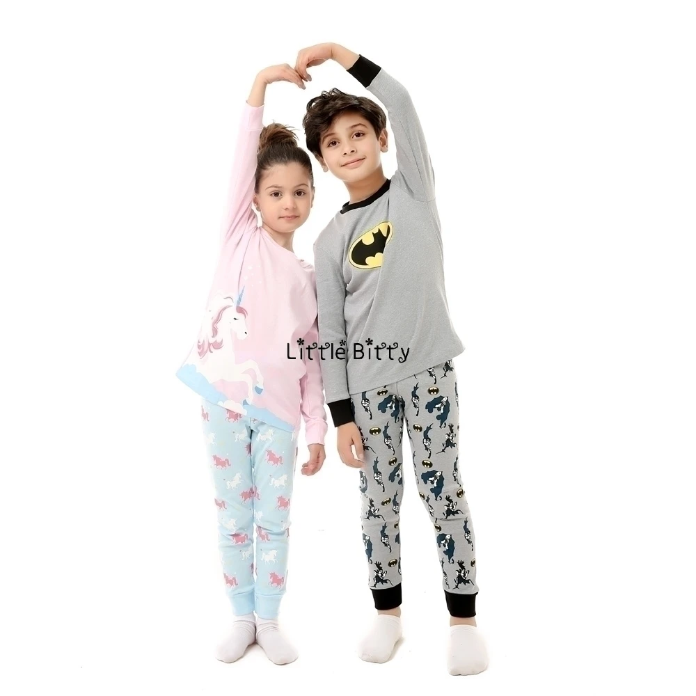 Пижамный комплект для мальчиков и девочек 2 8 лет|Комплекты пижам| |