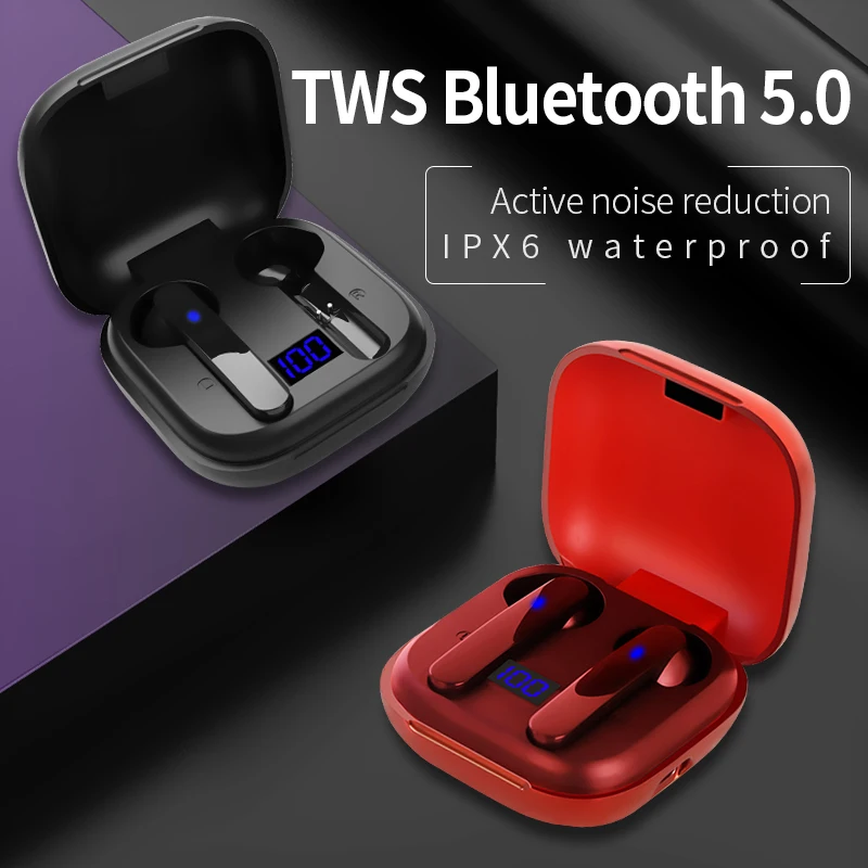Беспроводные наушники GENAI Bluetooth 5 0 TWS с микрофоном водонепроницаемые Hi-Fi