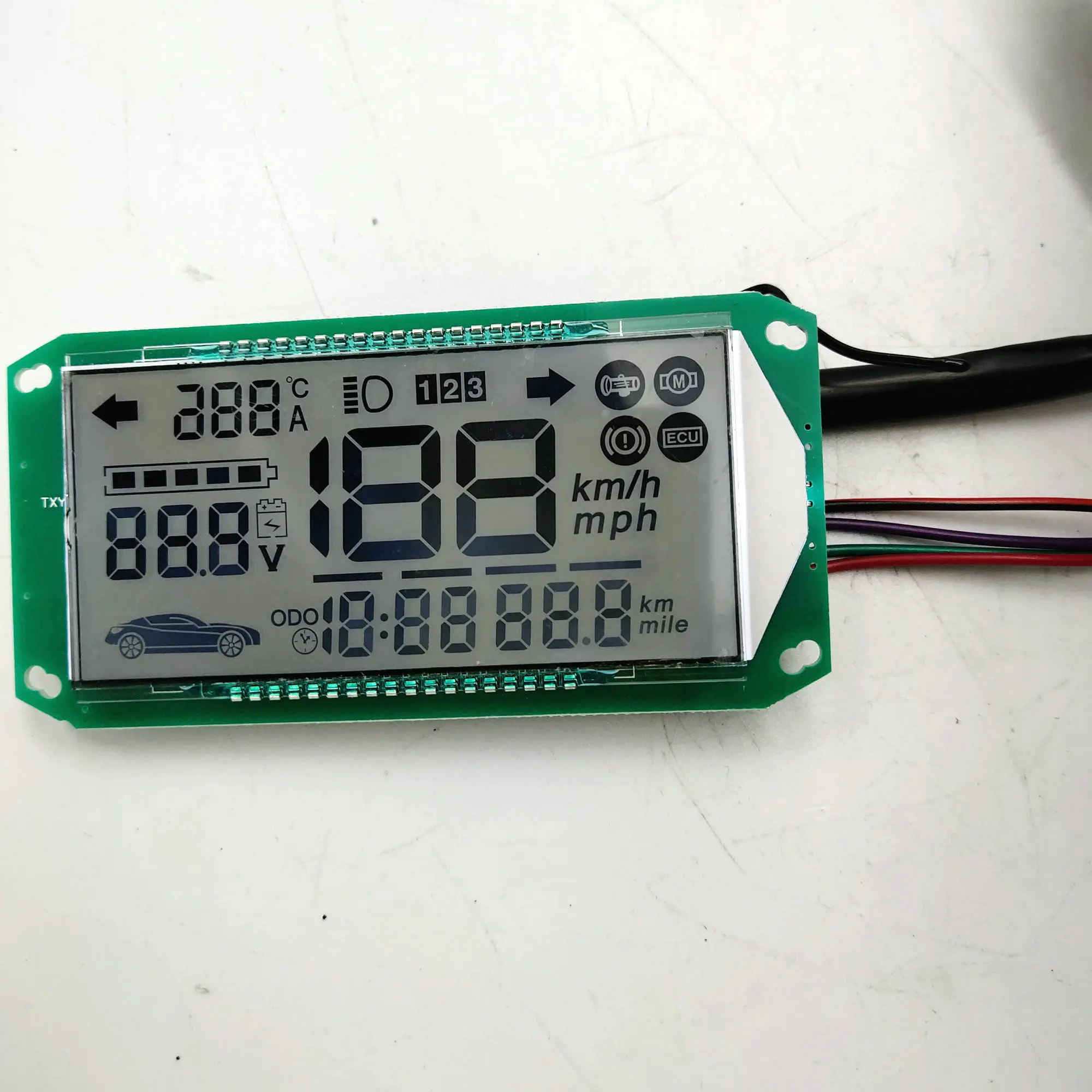 ЖК дисплей спидометр для электрического скутера запчасти электровелосипеда