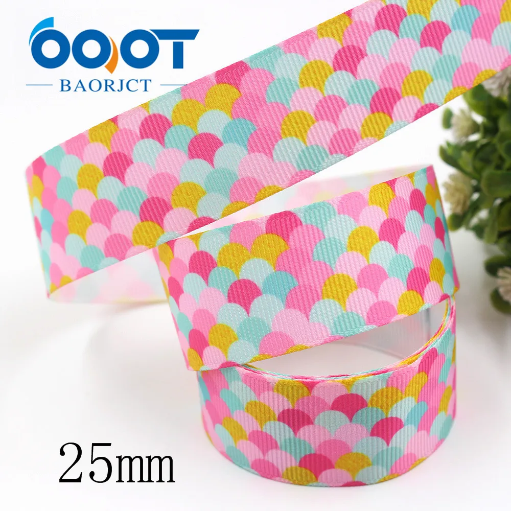 OOOT BAORJCT I-191128-2628, 25 мм 10 ярдов мультфильм бабочка ленты с цветами, DIY волос Лук Свадебный фестиваль вечерние украшения дома - Цвет: I-191128-2630