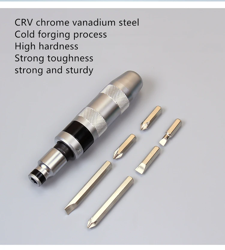 8 шт. Профессиональная многофункциональная портативная ударная отвертка для