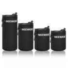 Чехол для объектива Neewer, 4 шт. в упаковке, чехол для объектива из плотного защитного неопрена, для объектива DSLR-камеры Canon, Nikon, Olympus, Panasonic