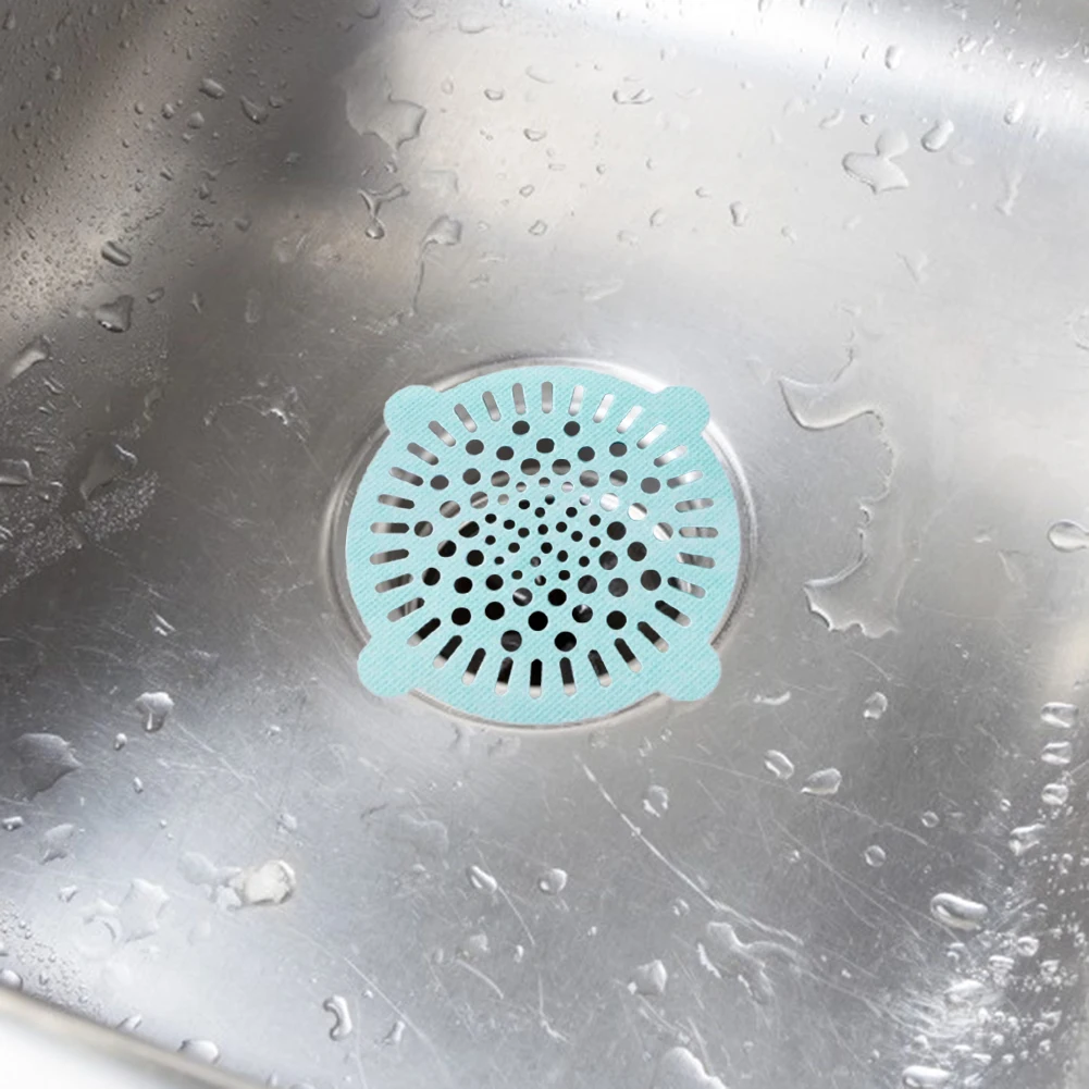 

10pcs Floor Drain Hair Stopper Bathtub Plug Kitchen Basin Disposable Sink Filter Shower Filter Bath Stopper Floor Drain