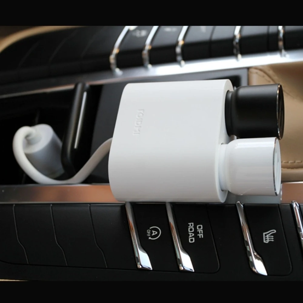 Оригинальный автомобильный прикуриватель Xiaomi ROIDMI 2 в 1 120 Вт 10 А + двойной usb порт