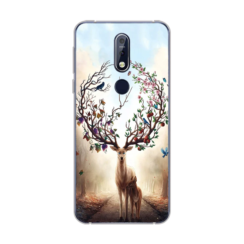 Ciciber бабочка Сова чехол для Nokia 8 1 7 6 5 3 2 Plus 9 PureView телефонные чехлы X7 X6 X5 X3 Мягкий