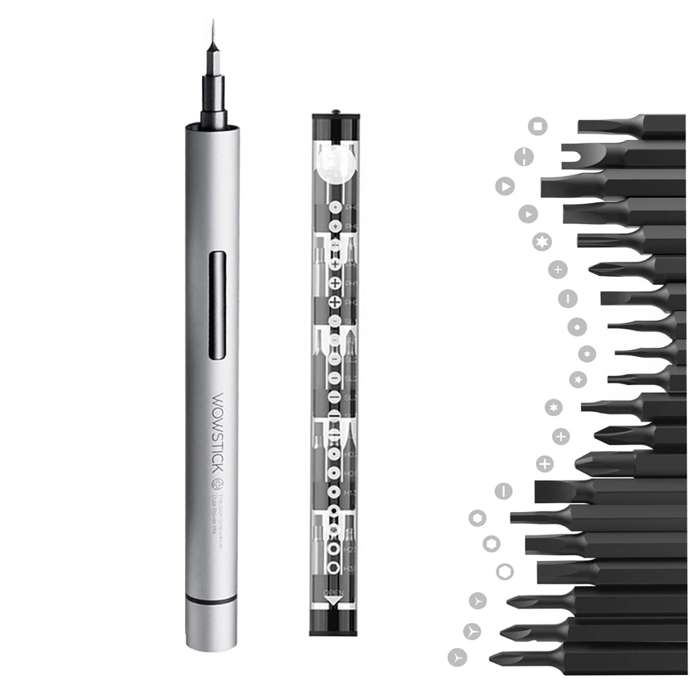 Wowstick 1P 1FS Мини аккумуляторные батареи набор электрических отверток карманный